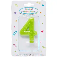 Candle number 4 with stars  
(Podaj proszę więcej szczegółów, jeśli to jest pytanie odnoszące się do produktu.)