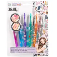 Canenco: Create It! Zestaw pachnących żelowych długopisów do tatuażu