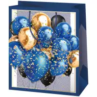 Cardex: Balonowa, świąteczna, ekskluzywna torba prezentowa w rozmiarze standardowym 11x15x6 cm