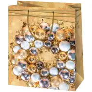 Cardex: Duża złota torba prezentowa 26x13x33 cm