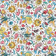 Cardex: Ekskluzywny papier do pakowania z Królikiem Bugsem i Tapsim Hapsim 100x70 cm