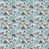 Cardex: Papier do pakowania z motywem pirackiej przygody morskiej 100x70 cm