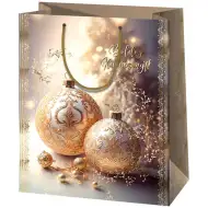 Cardex: Złote ozdoby duża torba prezentowa 26x13x33 cm