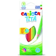 Carioca: kredki ołówkowe Tita, 12 sztuk