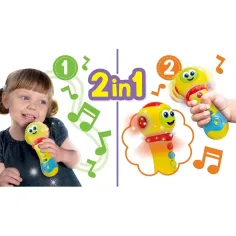 Carotina Baby: Interaktywny mikrofon ze światłem i dźwiękiem - Lisciani zdjęcie 2