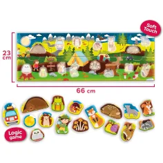 Carotina baby: Panorama lasu, puzzle 24 elementy - Lisciani zdjęcie 3