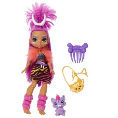 Cave Club: Zestaw do zabawy Roaralai z prehistorycznym zwierzęciem Ferell - Mattel zdjęcie 2