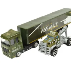 Chariot Die-Cast: Metalowy zestaw pojazdów wojskowych z akcesoriami w dwóch wariantach zdjęcie 6