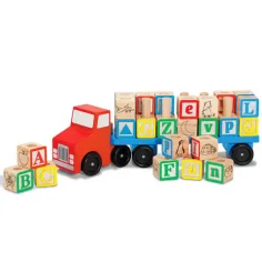 Ciężarówka drewniana z literkami - Melissa & Doug zdjęcie 2