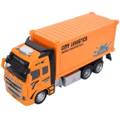 Ciężarówka kontenerowa z oświetleniem, dostępna w dwóch wersjach, skala 1/38 zdjęcie 5