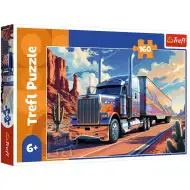 Ciężarówka na drodze puzzle 160 elementów – Trefl