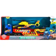 Ciężarówka ratunkowa z helikopterem i samochodem - Dickie Toys