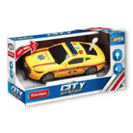 City Rescue karetka pogotowia z światłem i dźwiękiem, żółta