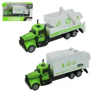 City Squad: Śmieciarka z mechanizmem koła zamachowego w dwóch wariantach, 1 szt.