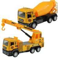 City Truck: Betoniarka lub dźwig z mechanizmem cofania 14 cm