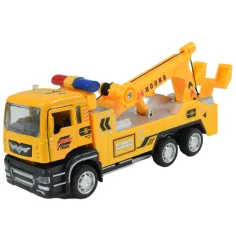 City Truck: Ciężarówka budowlana z mechanizmem napędu wstecznego, dostępna w dwóch wersjach, 14 cm zdjęcie 5