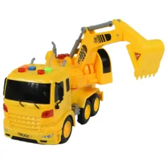 City Truck: Ciężarówka z łyżką, ze światłem i dźwiękiem 20 cm zdjęcie 2