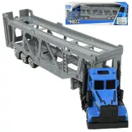 City Truck: Niebieska laweta do przewozu samochodów 22 cm