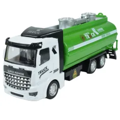 City Truck: Przekształcana ciężarówka do przewozu odpadów z napędem kołowym i znakami drogowymi 19 cm zdjęcie 8