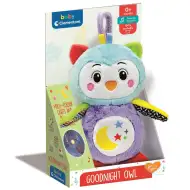 Clementoni Baby: Sowa pluszowa grająca z nocnym światłem