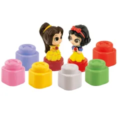 Clemmy: Disney Princess miękkie klocki konstrukcyjne – Clementoni zdjęcie 3