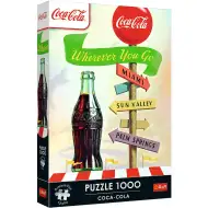 Coca-Cola gdziekolwiek pójdziesz 1000-elementowe puzzle Premium Plus Quality - Trefl