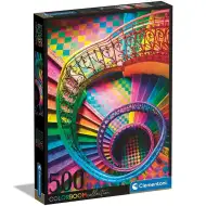 Colorboom Collection - Kolorowe schody puzzle 500 elementów - Clementoni