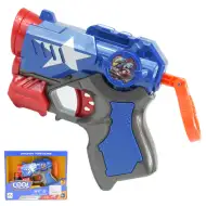 Cool Soft Bullet Gun: Mały pistolet na piankowe naboje w kolorze niebieskim, 14 cm