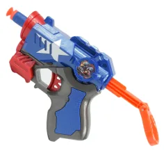 Cool Soft Bullet Gun: Mały pistolet na piankowe naboje w kolorze niebieskim, 14 cm zdjęcie 4