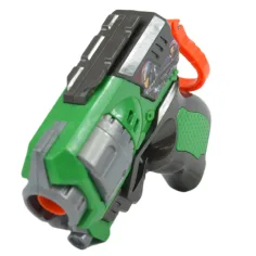 Cool Soft Bullet Gun: Mały pistolet na piankowe naboje w kolorze zielonym, 14 cm zdjęcie 4