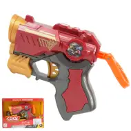 Cool Soft Bullet Gun: Mały pistolet na piankowe pociski w kolorze czerwonym, 14 cm