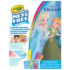 Crayola Color Wonder: Niebrudzący zestaw do kolorowania „Kraina Lodu” w teczce