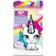 Crayola Creations: Zestaw do rysowania z naklejkami jednorożca
