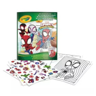 Crayola: Kolorowanka z naklejkami - Póki