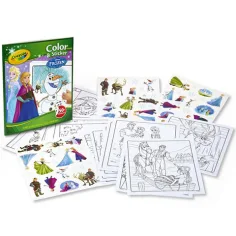 Crayola: Kraina Lodu 2 – książeczka do kolorowania i naklejania zdjęcie 3