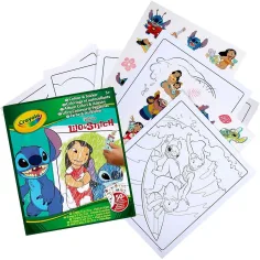 Crayola: Książeczka do kolorowania i naklejania Lilo & Stitch zdjęcie 2