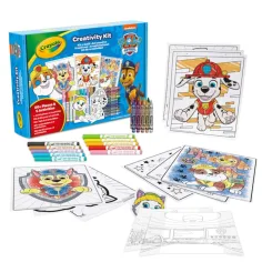 Crayola: Psi Patrol 5 w 1 — kreatywny zestaw do kolorowania i zabawy, 60 elementów
