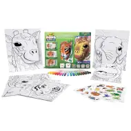 Crayola: Zestaw mega książeczki do kolorowania 3D POP - Dżungla