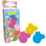 Craze Inkee: Wegańska kula do kąpieli – Peppa Pig o zapachu truskawkowym, opakowanie 3 sztuki