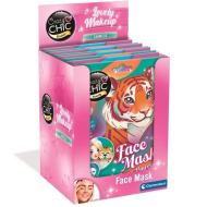 Crazy Chic: Beauty - maska na twarz ze zwierzęcym motywem, w różnych wariantach, 1 szt. - Clementoni