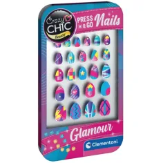 Crazy Chic: Glamour samoprzylepne paznokcie zestaw 1 szt. – Clementoni zdjęcie 2