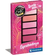 Crazy Chic: Lovely Make-Up pink power cienie do powiek 1 szt. - Clementoni
