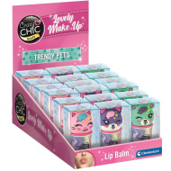 Crazy Chic: balsam do ust w pojemniczku ze zwierzątkiem, różne warianty, 1 szt. - Clementoni