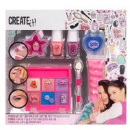 Create It!: 8-częściowy różowy zestaw do makijażu