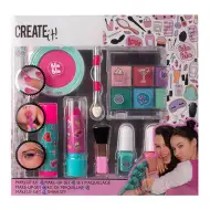 Create It!: 8-częściowy zestaw do makijażu w kolorach różowo-turkusowych