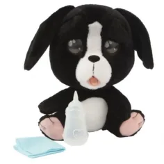 Cry Pets: Czarny płaczący szczeniak pluszowa zabawka zdjęcie 2