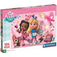 Cukiernia Alicji w Krainie Czarów - super puzzle 104 elementy - Clementoni