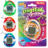 Cyfrowy zwierzak Tamagotchi z 168 rodzajami zwierząt w różnych kolorach 1 sztuka