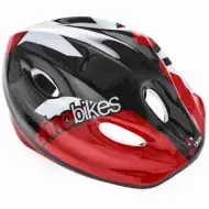 Czarno-czerwony kask