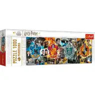Czarodziejski Świat: Cztery domy Hogwartu Puzzle panoramiczne 1000 elementów - Trefl